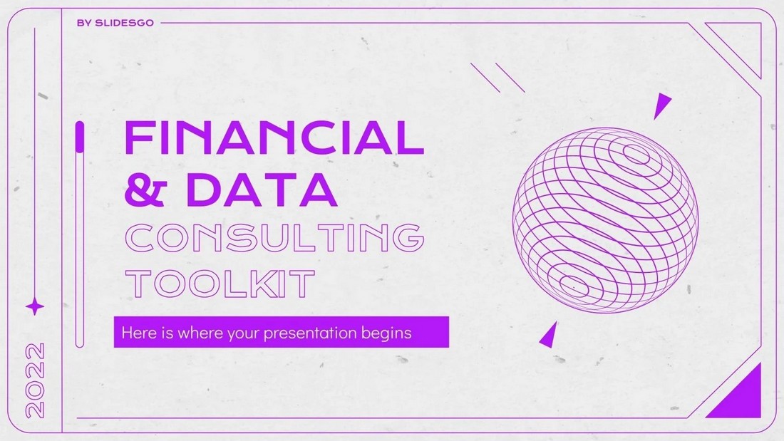 Financial & Data Consulting Free PowerPoint Template