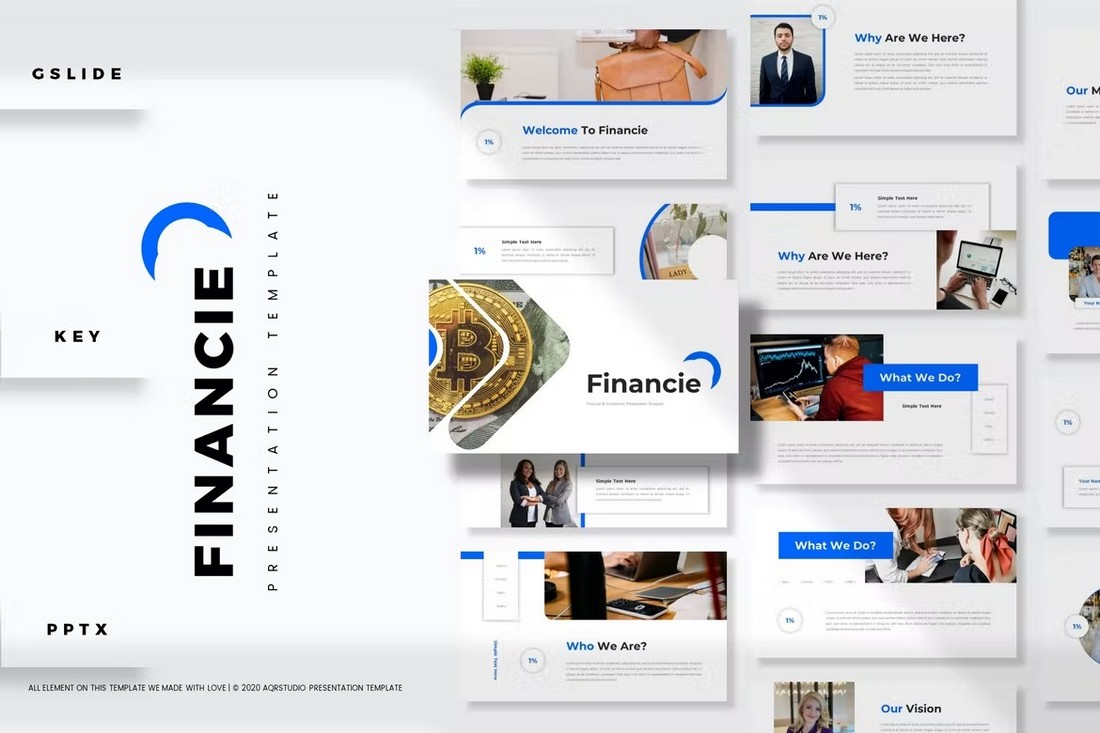 Financie - Finance PowerPoint Presentation Template
