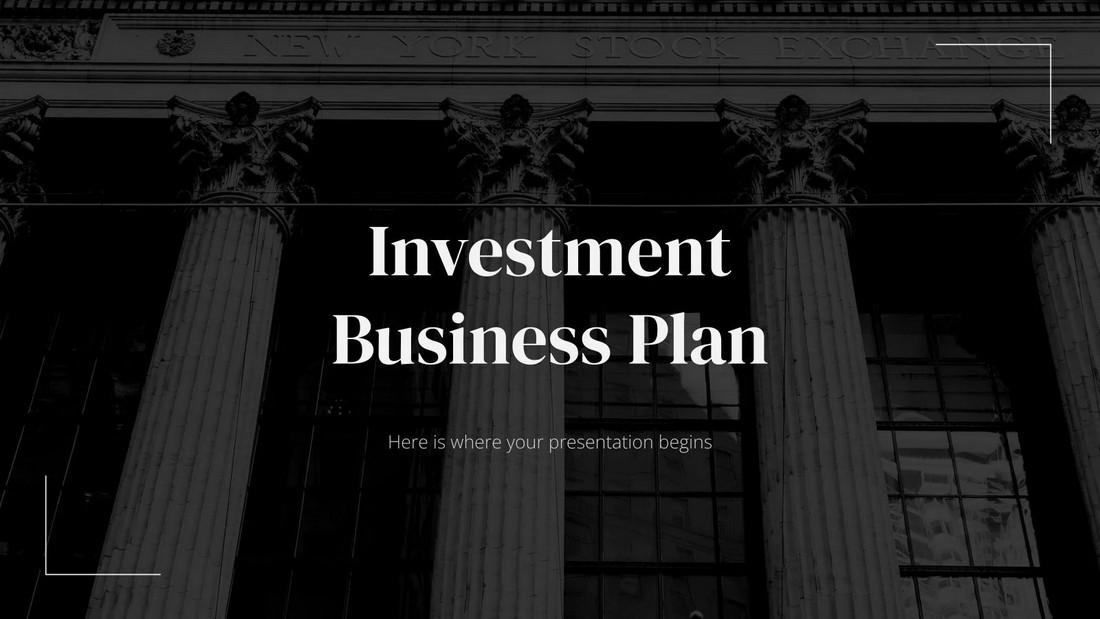 Investment Business Plan Free Financial PowerPoint Template
