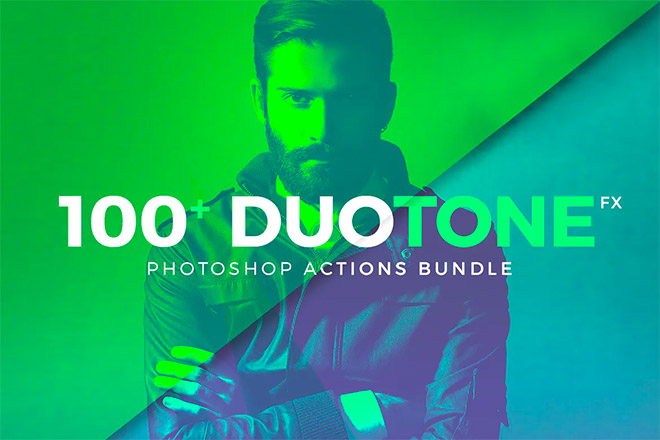 Duotone Photoshop Action Bundle