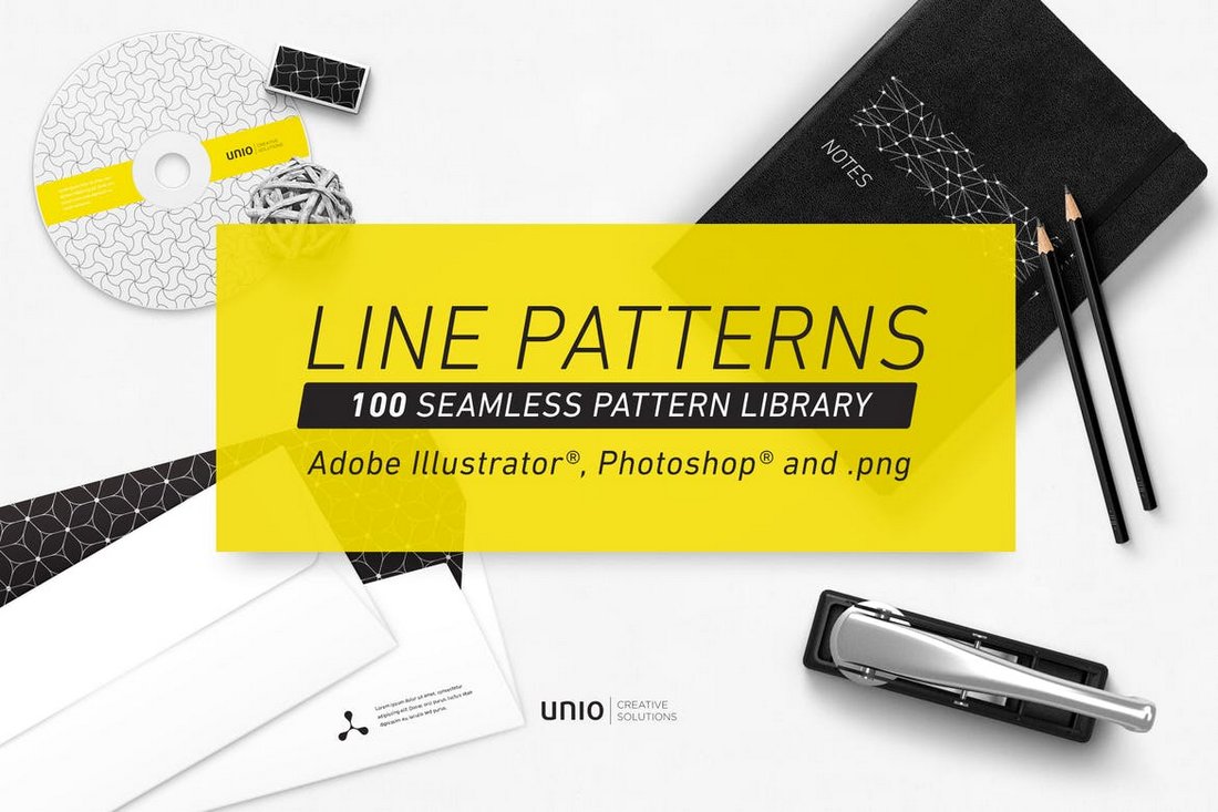 100 Seamless Line Patterns