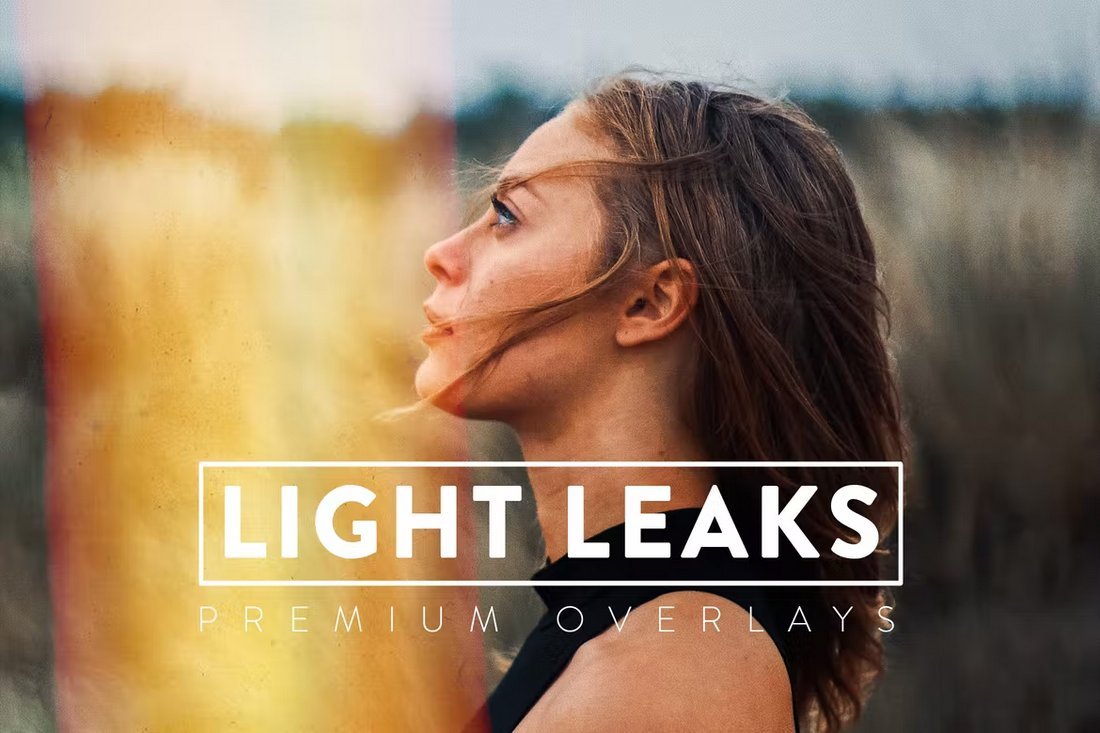 120 Photoshop Light Leaks Overlays