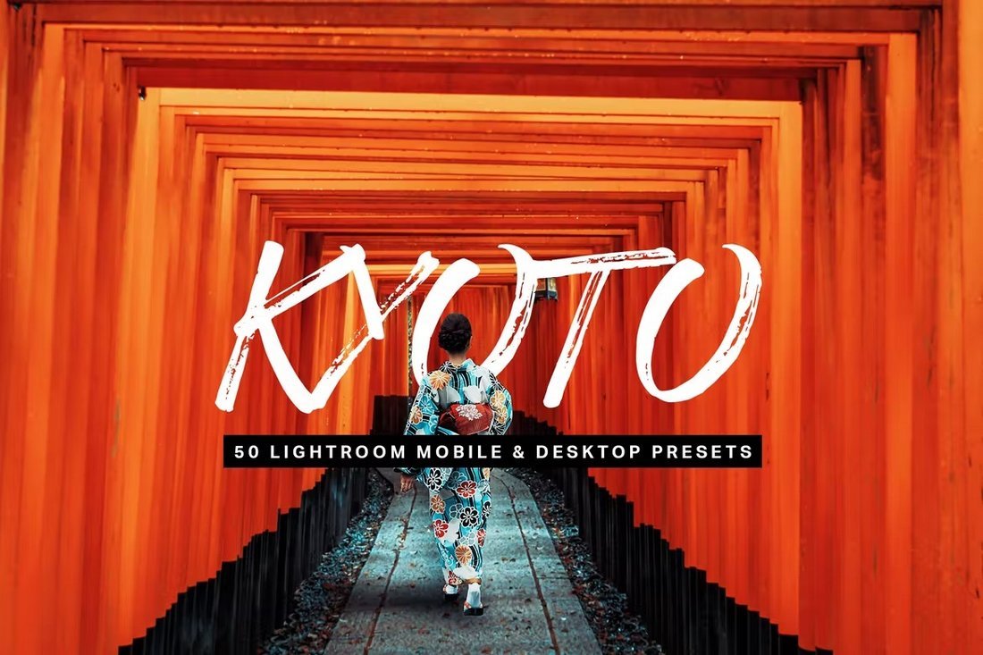 50 Kyoto Lightroom LUTs and Presets