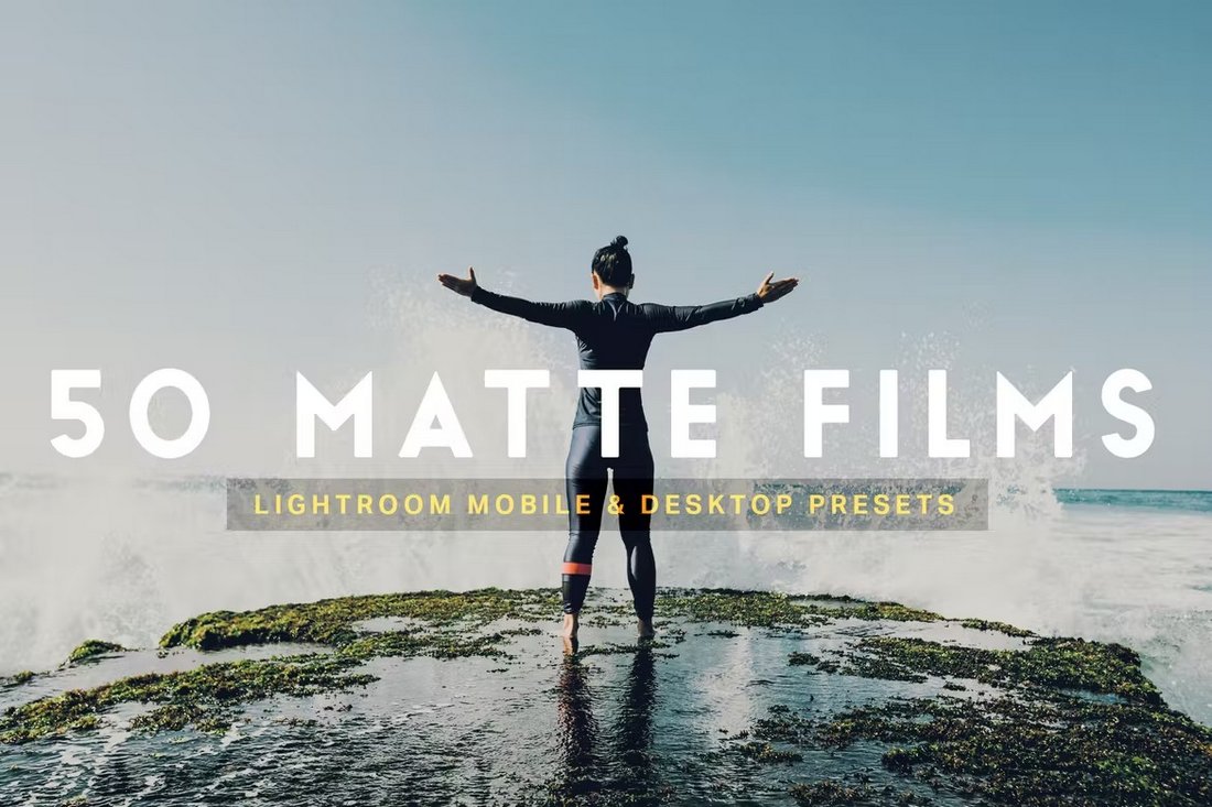 50 Matte Film Lightroom LUTs & Presets