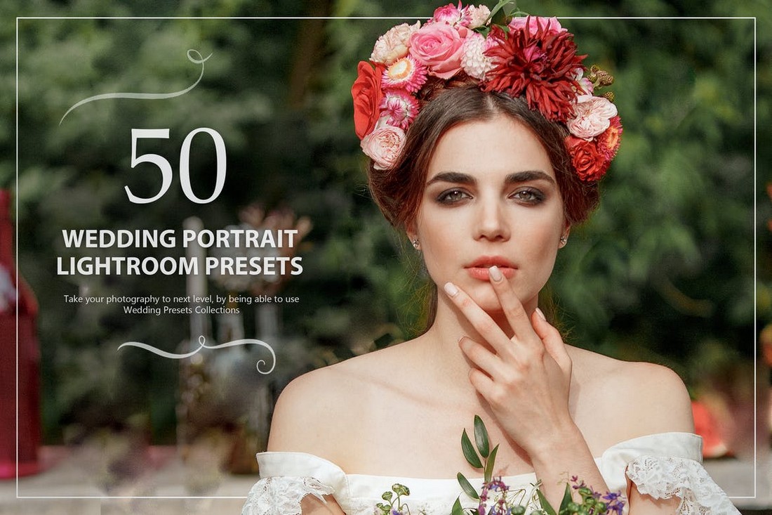 50 Wedding Portrait Lightroom Presets