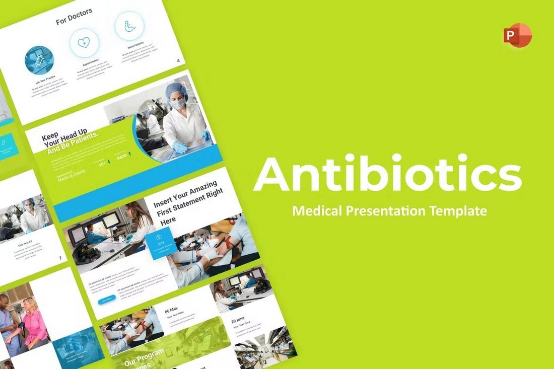 Antibiotics - Medical PowerPoint Template