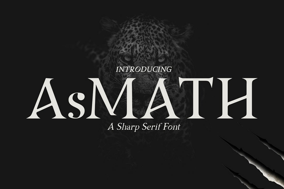 AsMATH - Free Modern Gothic Font