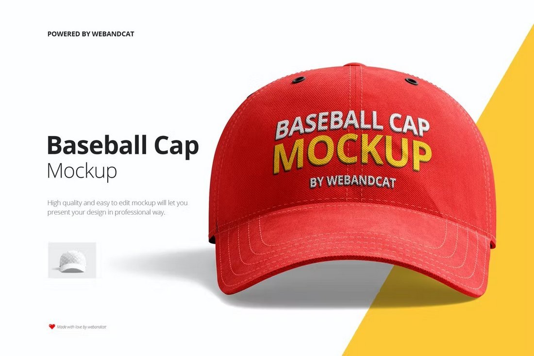 Baseball Cap Mockup Template
