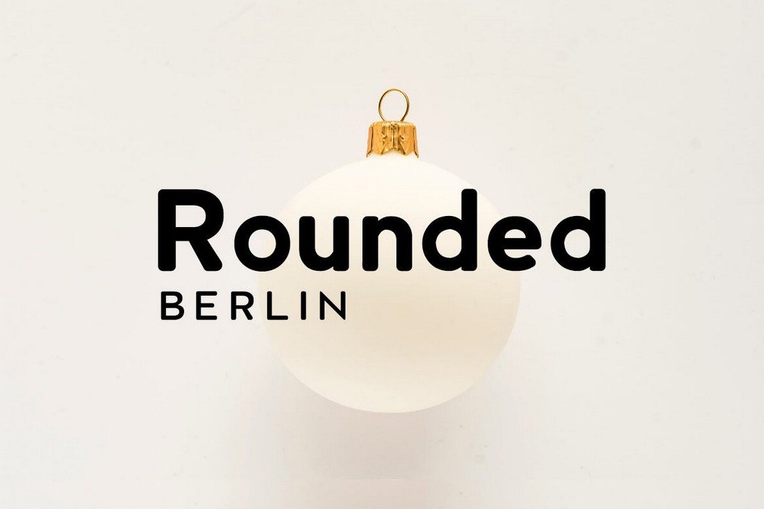 Berlin Rounded - Modern Display Font