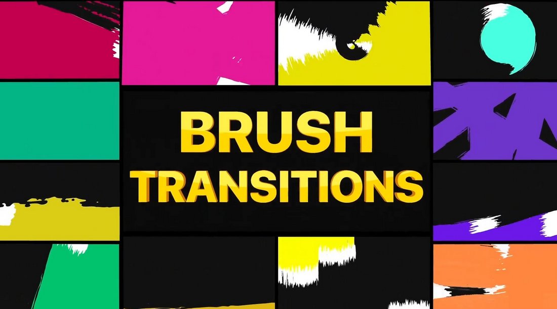 Brush Transitions for DaVinci Resolve