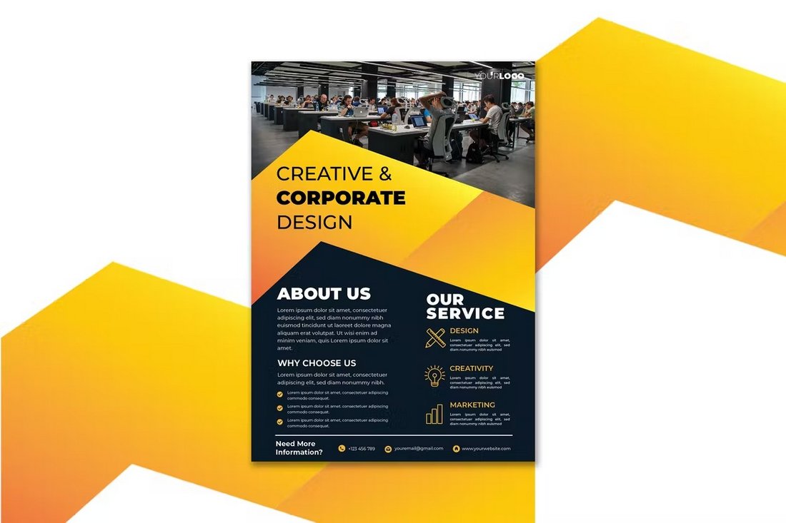 Corporate Business Flyer Templates PSD