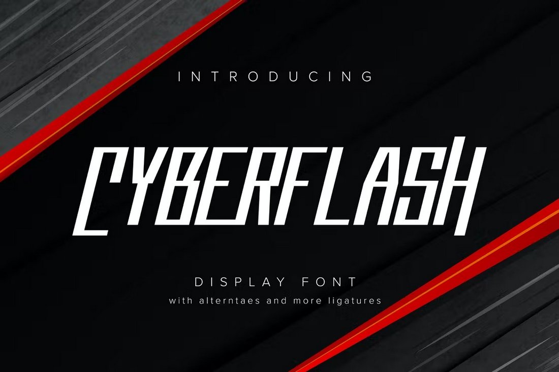 Cyberflash - Techno Cyberpunk Font