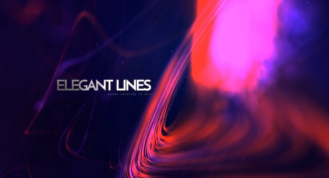 Elegant Lines Titles Premiere Pro Templates