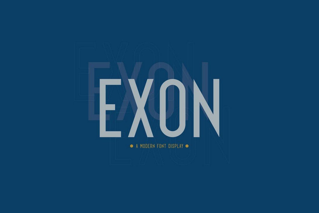 Exon - Elegant Poster Font