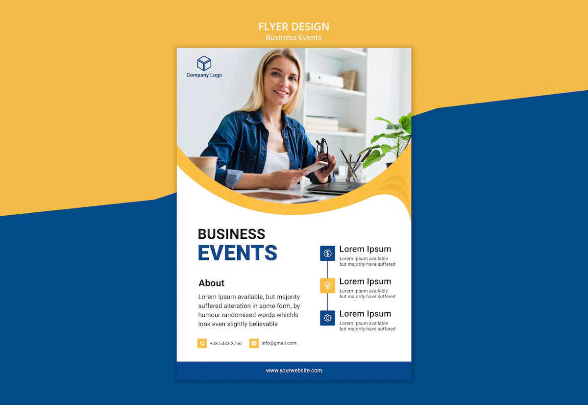 Free Business Event Flyer Template copy