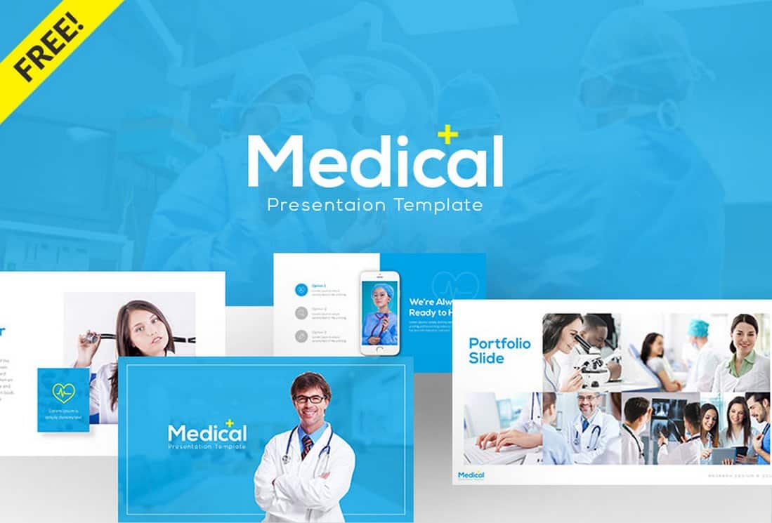 Free Medical PowerPoint Presentation Template