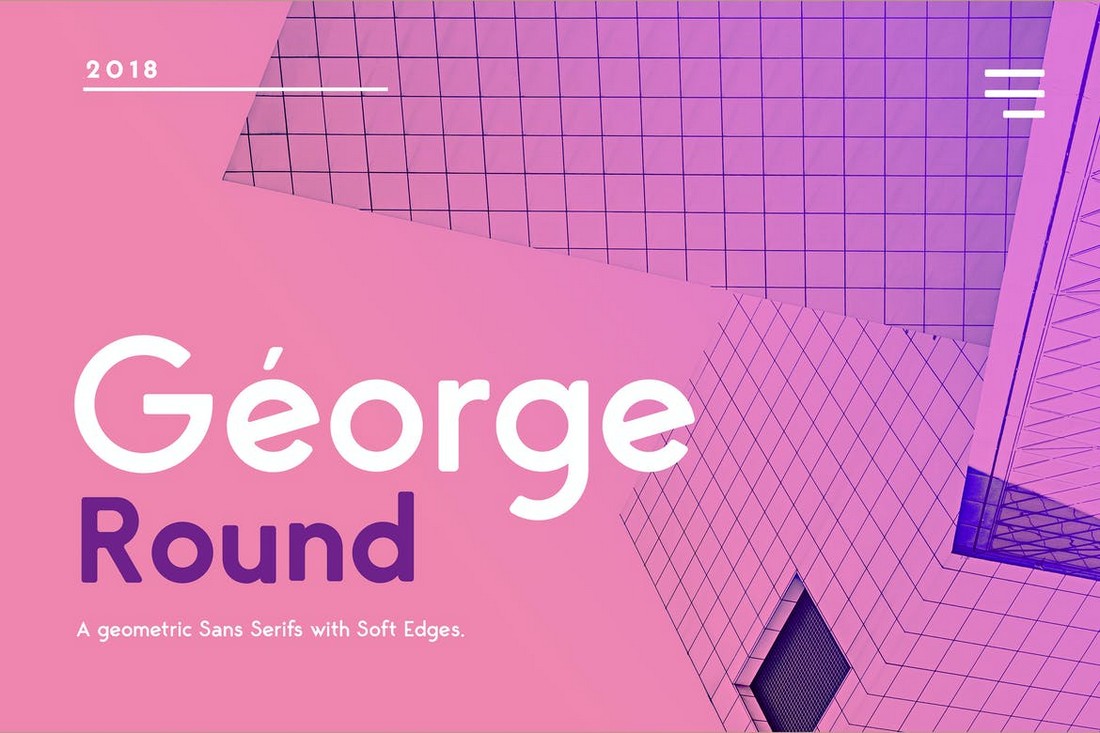 George - Geometric Rounded Font