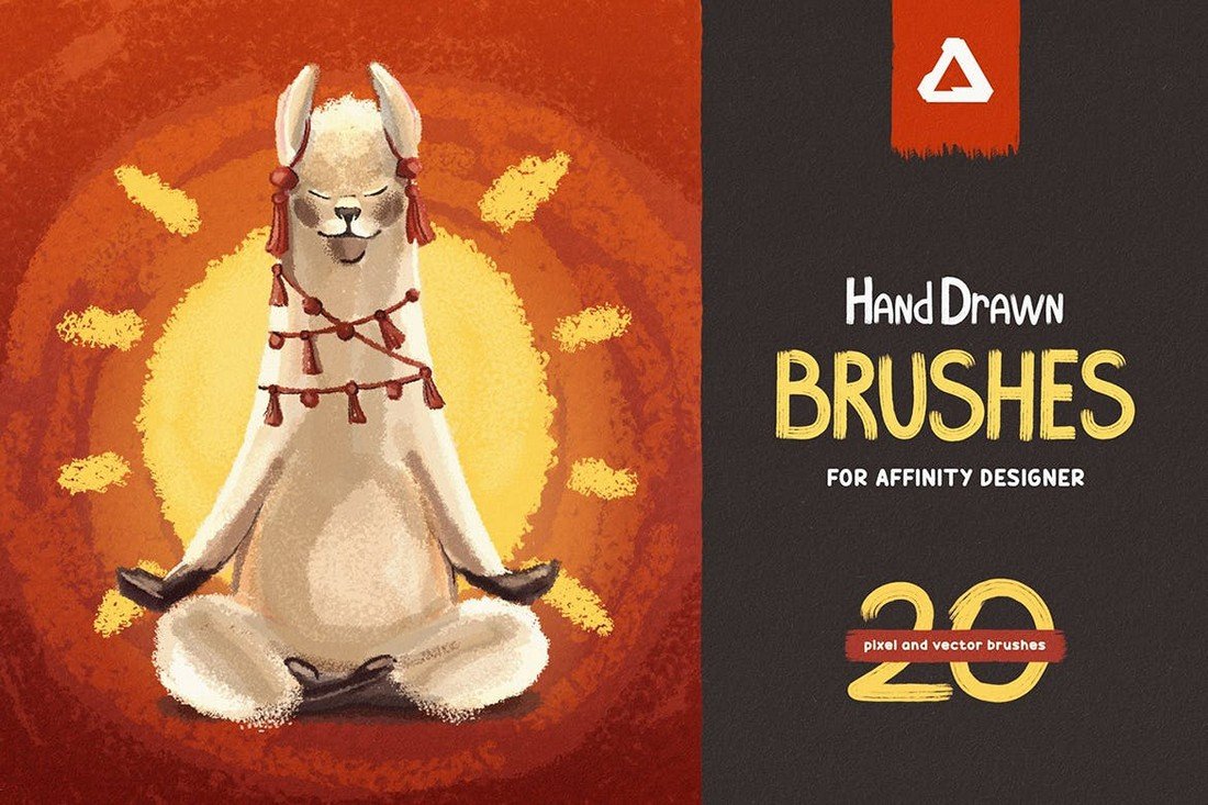 Hand Drawn Brushes for Affinity Designer