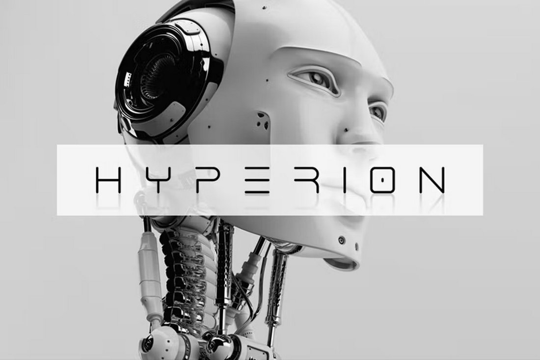 Hyperion - Futuristic Cyberpunk Font