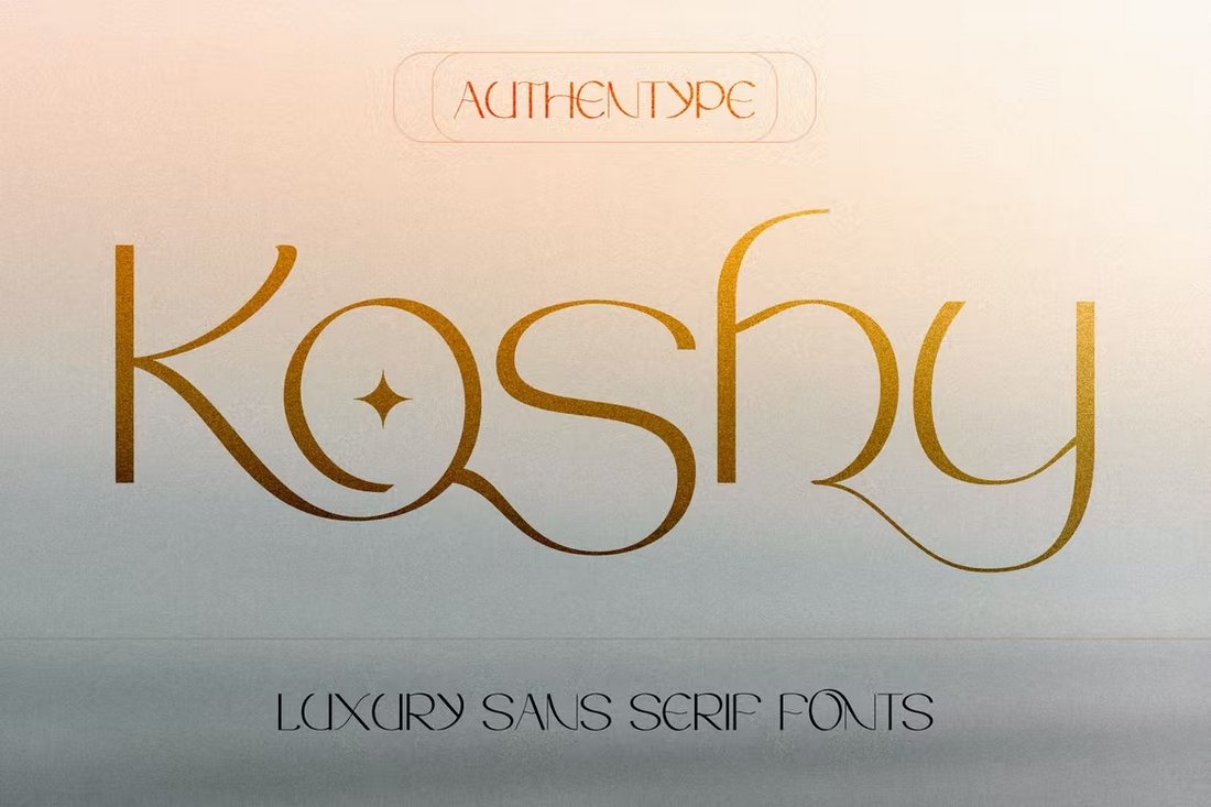 Koshy - Luxury Serif Font