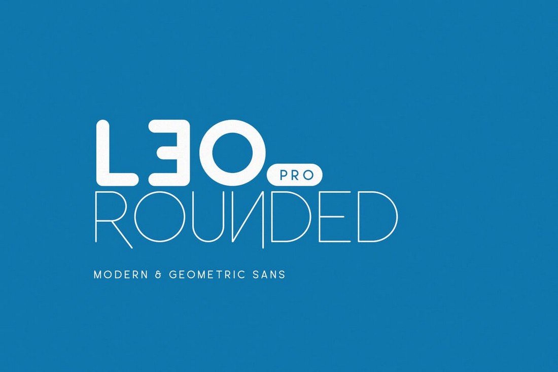 Leo Rounded - Geometric Sans Font