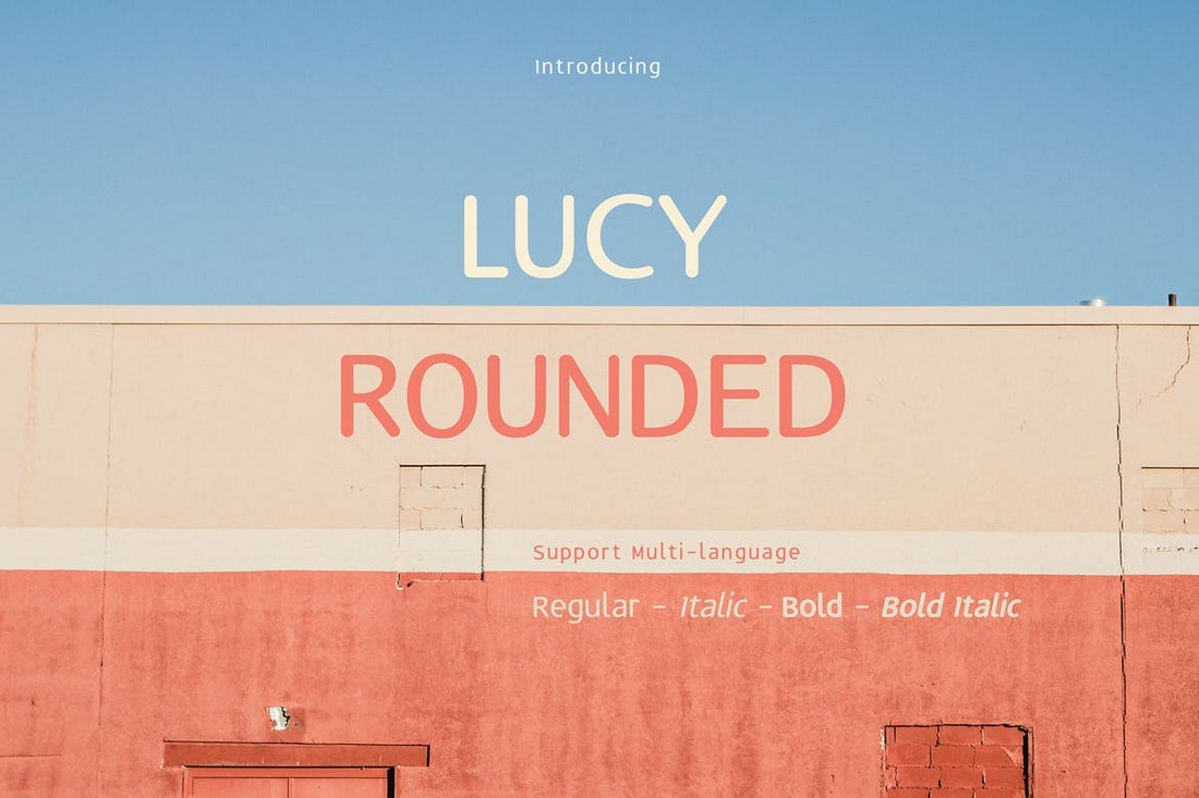 Lucy - Rounded Font Family