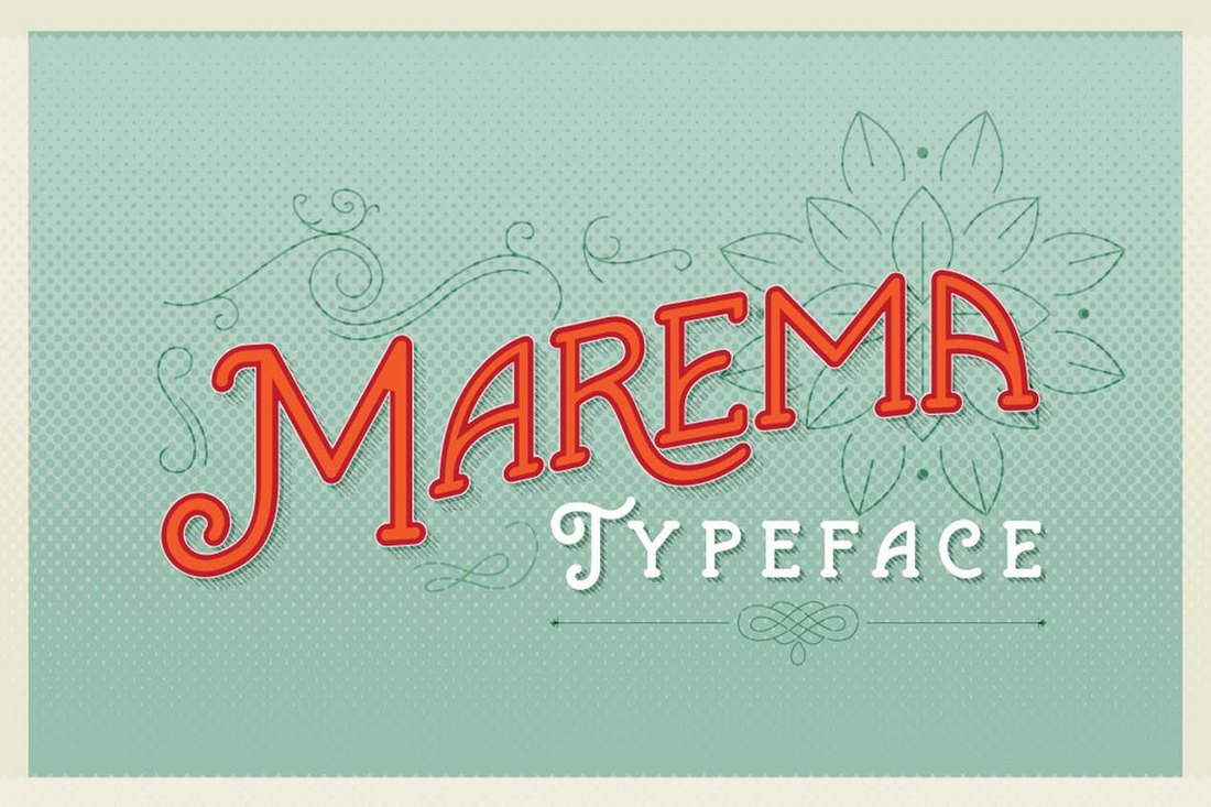 Marema Gothica Typeface
