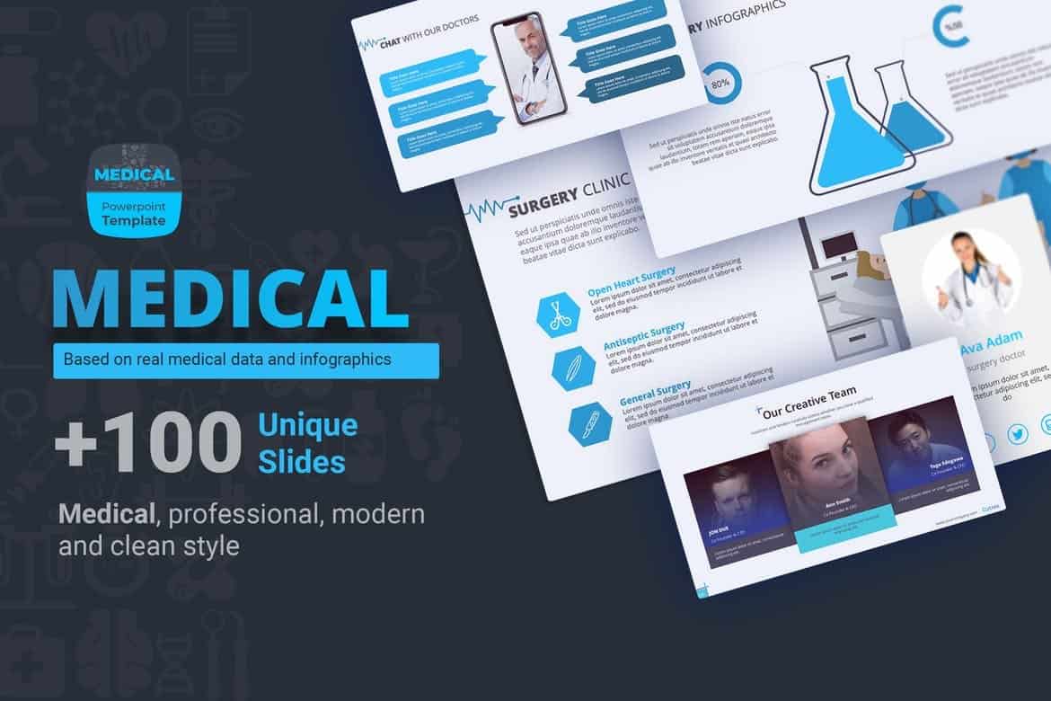 Medical presentation powerpoint template
