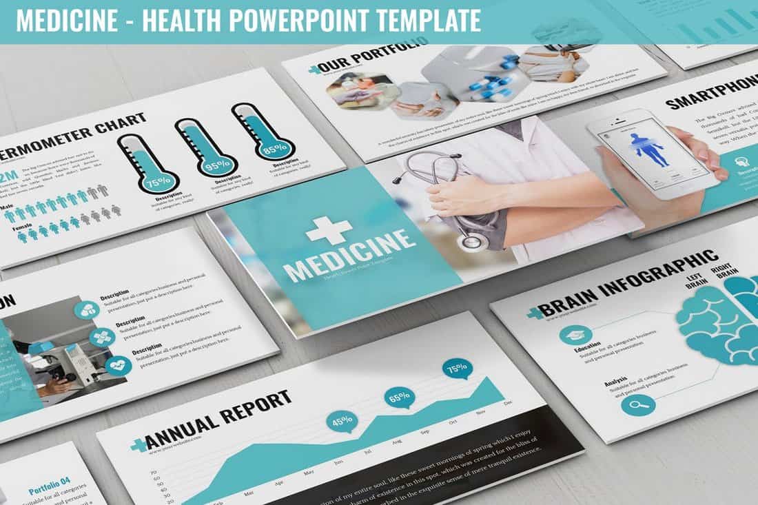 Medicine - Health Powerpoint Template