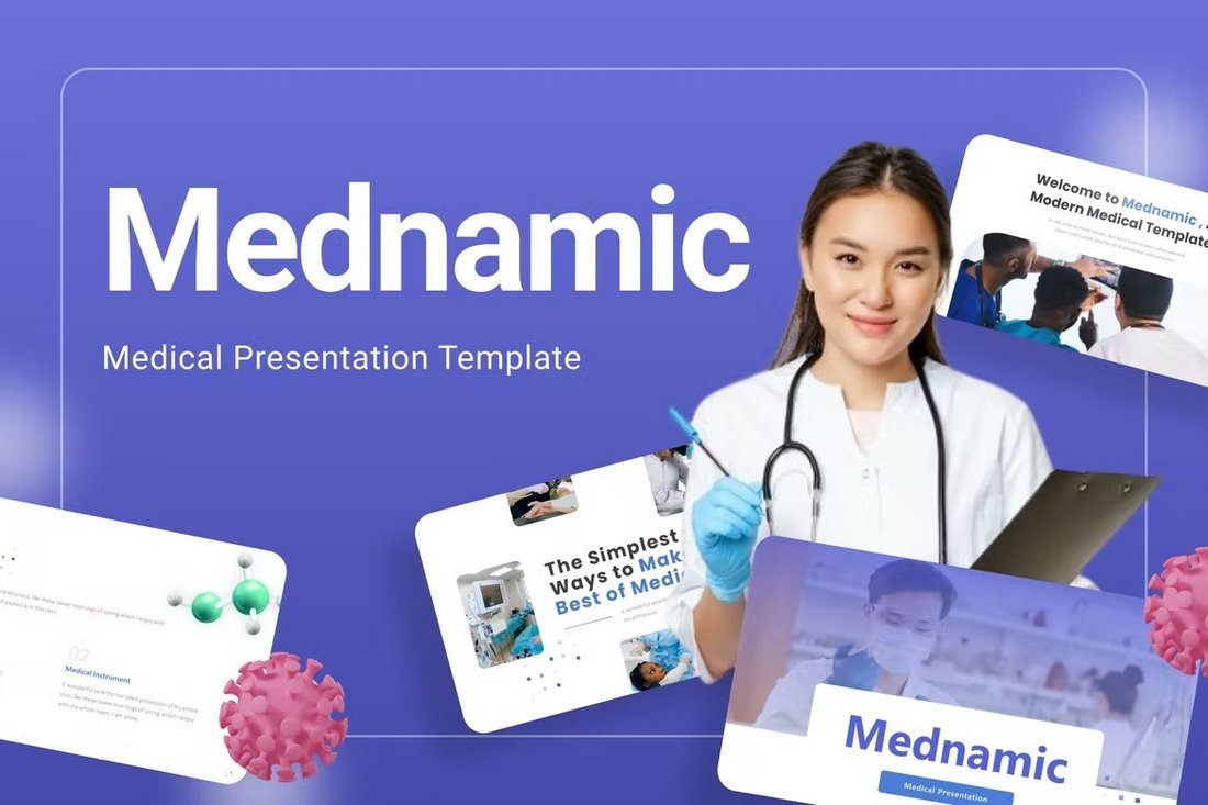 Mednamic - Medical Presentation PowerPoint Template