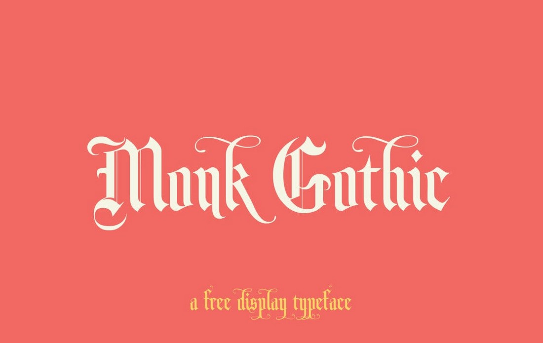 Monk Gothic - Free Gothic Font