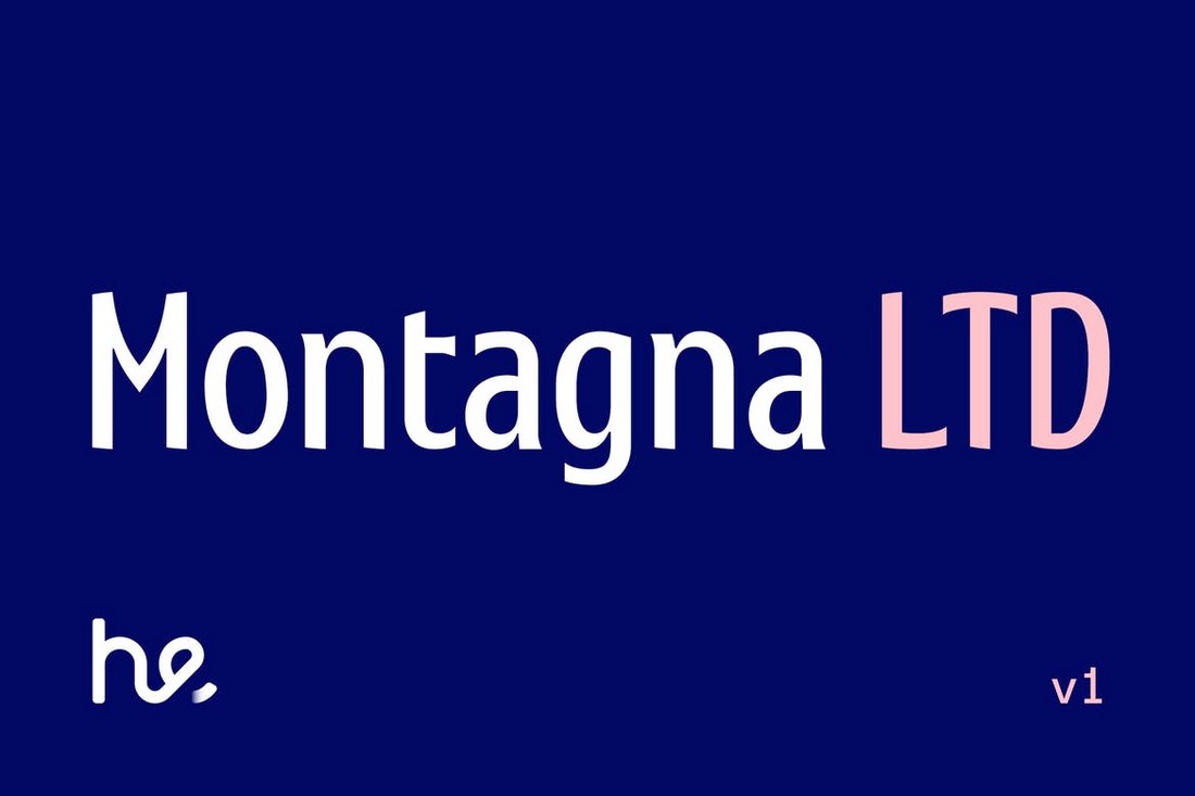 Montagna LTD Gothic Font
