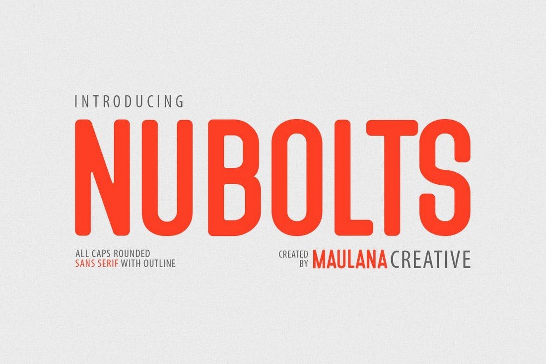 Nubolts Rounded Sans Font Family