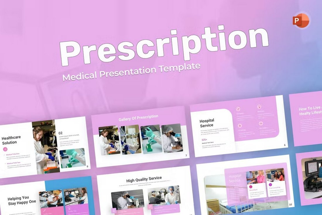 Prescription - Medical PowerPoint Template