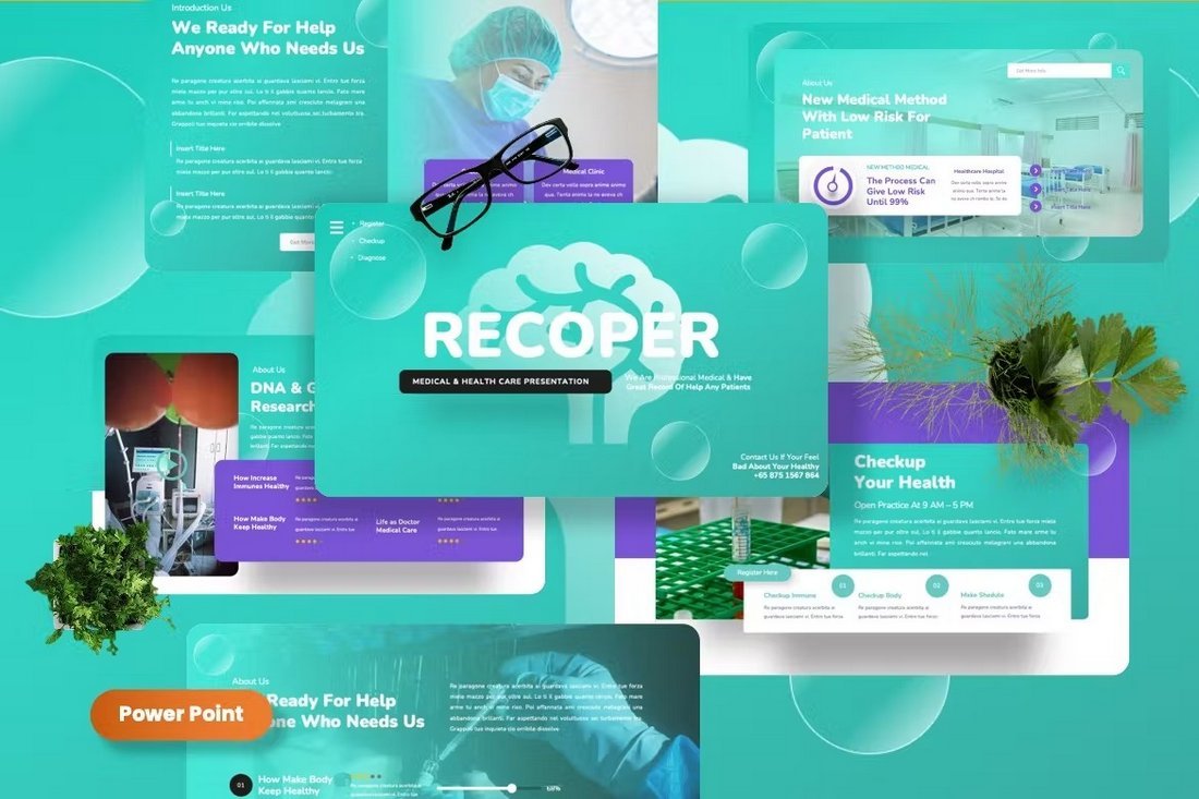 Recoper - Medical & Healthcare Powerpoint Template