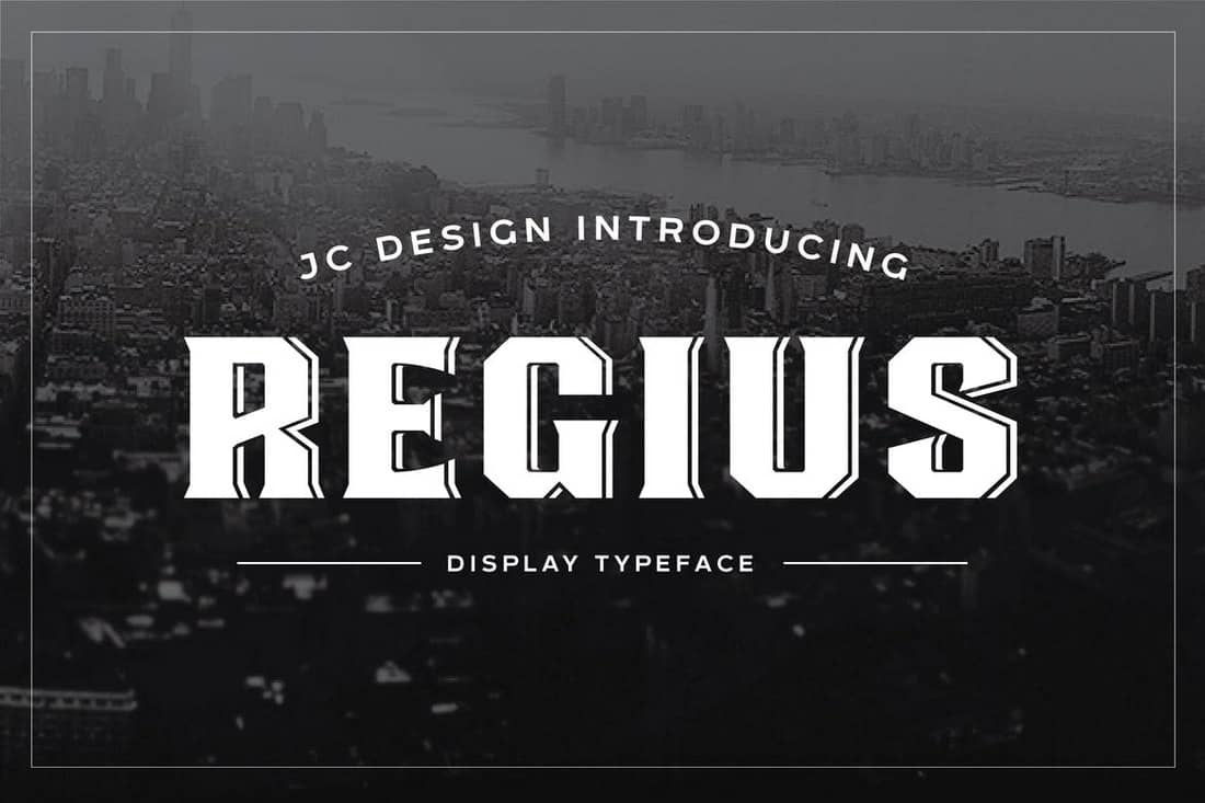 Regius - Creative Display Font