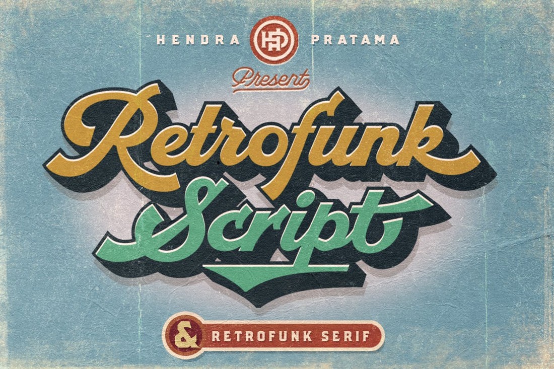 Retrofunk - Script & Serif Fonts