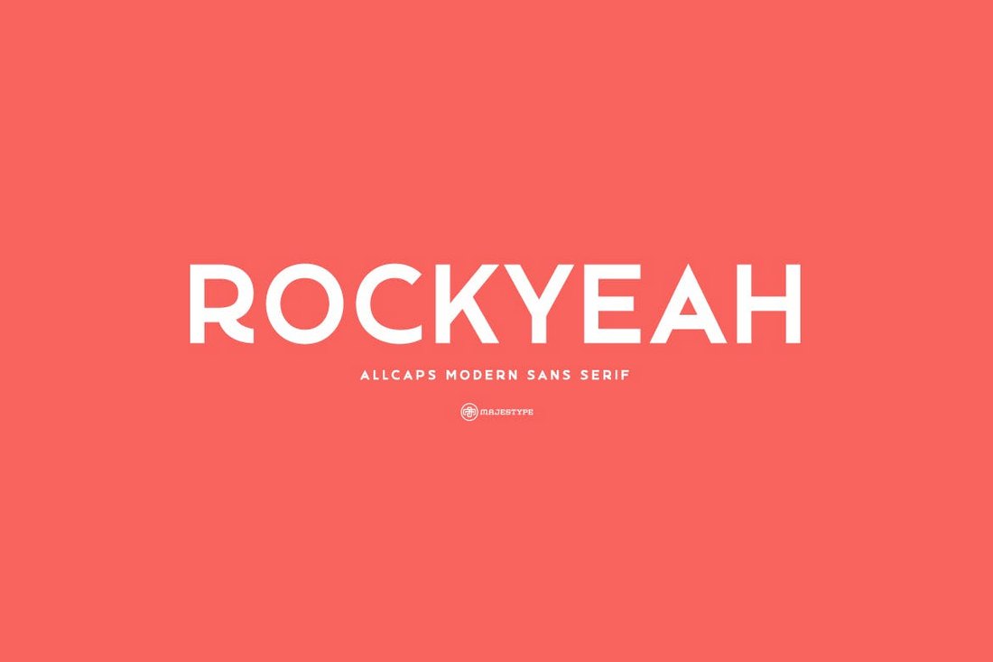 Rockyeah Sans - Modern Business Font