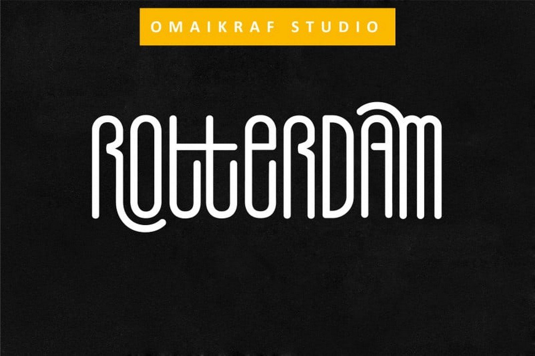 Rotterdam - Free Retro Rounded Font