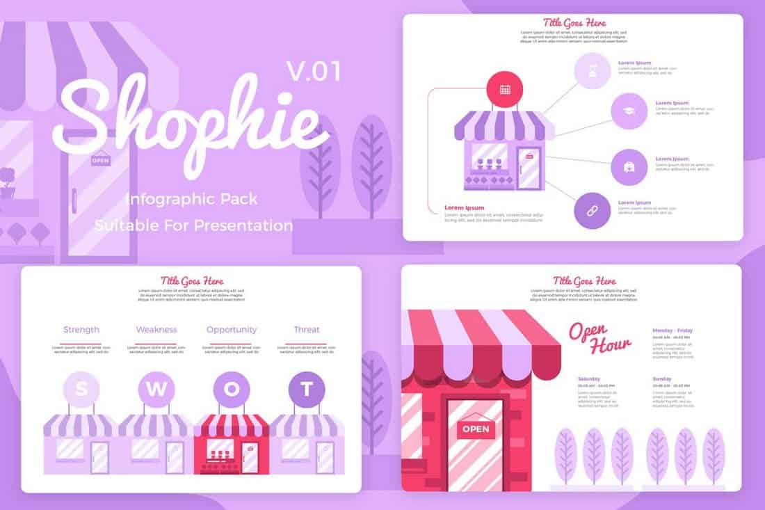 Shopie v1 - eCommerce Infographic Templates