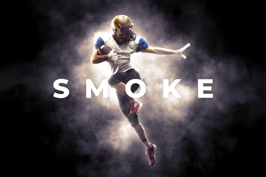 Smoke Cloud Photo Effect for Photoshop