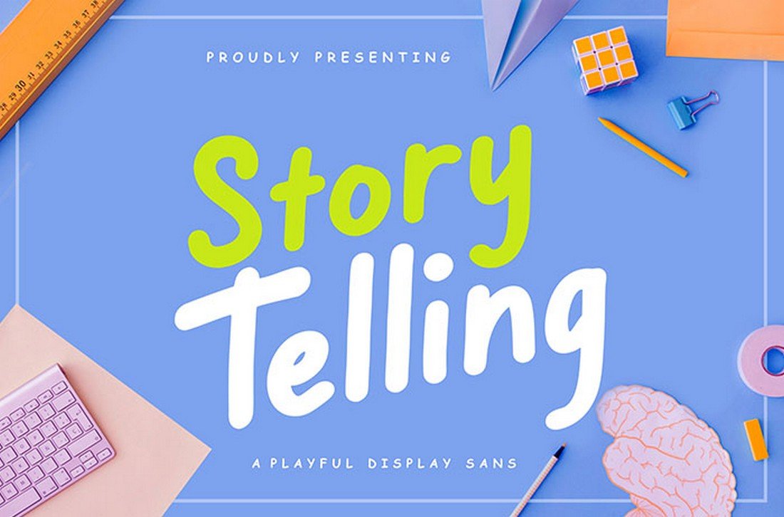 Story Telling - Free Rounded Font
