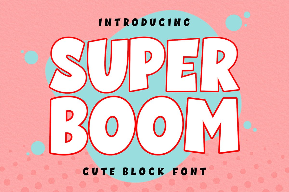 Super Boom Poster Font