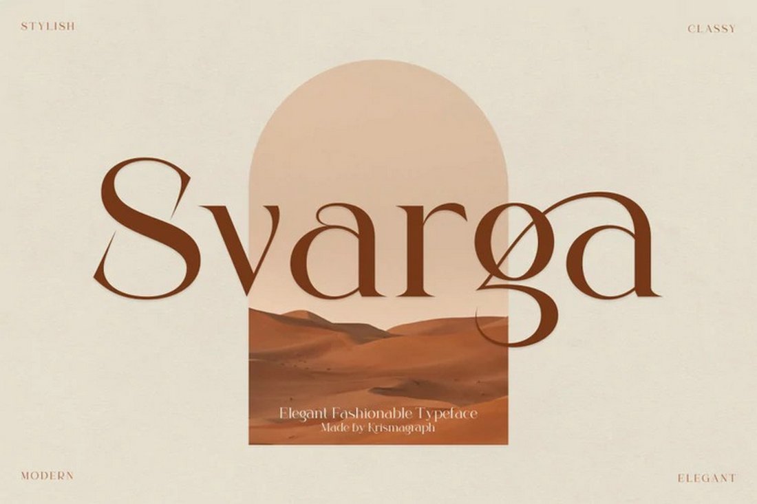 Svarga - Free Elegant Serif Font