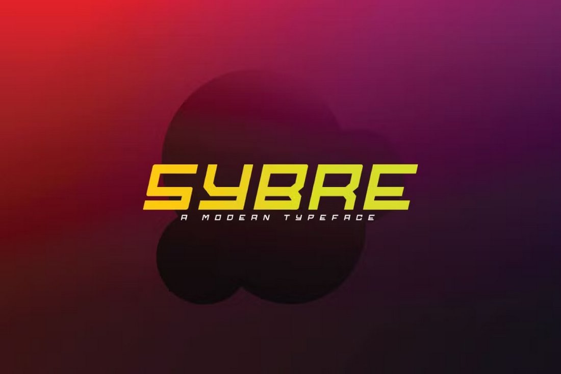 Sybre - Modern Cyberpunk Font