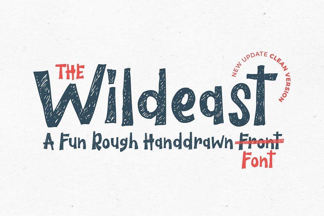 The Wildeast - Handwritten Poster Font