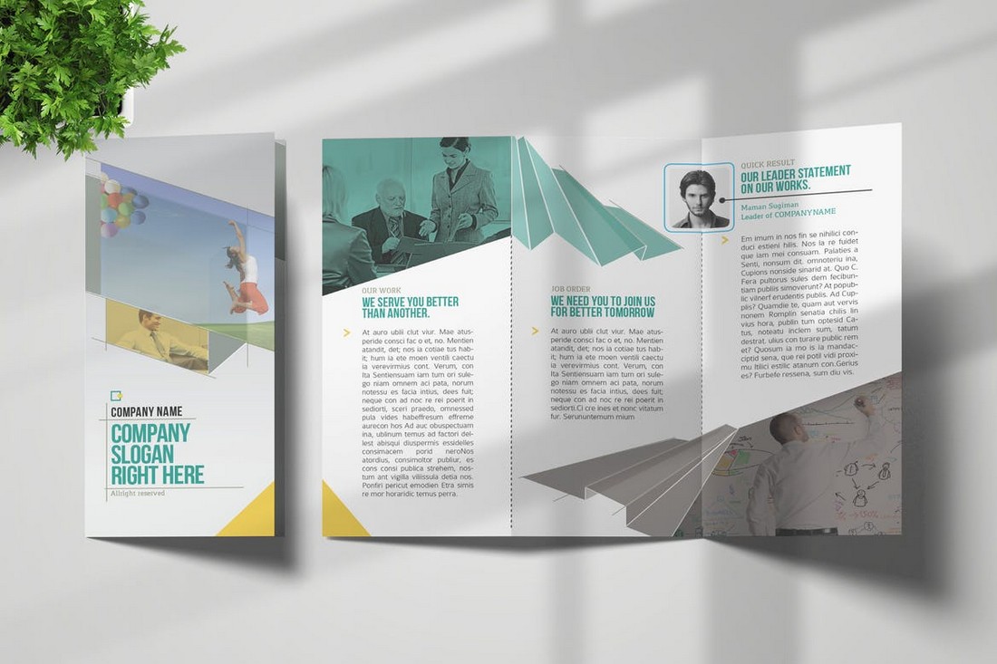 Trifold Brochure InDesign Template