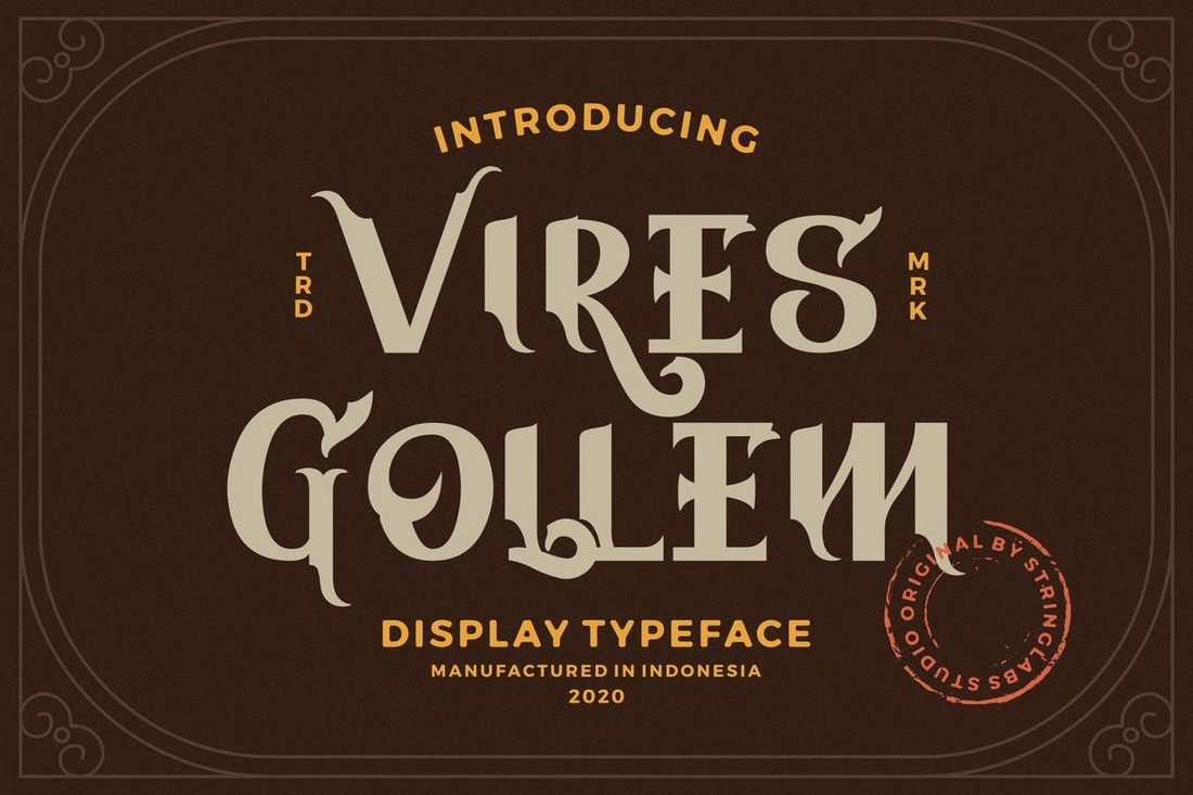 Vires Gollem - Gothic Display Font