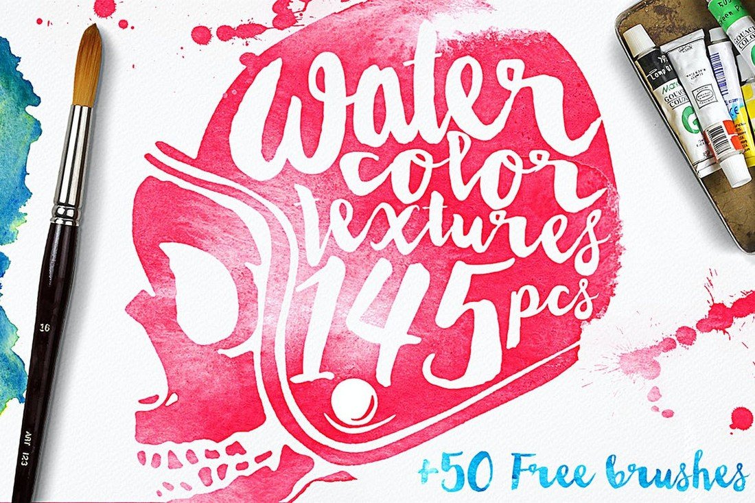 Watercolor Textures & Brushes for Affinity
