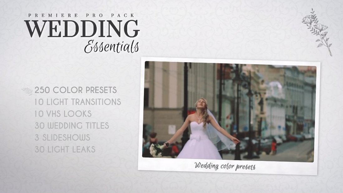 Wedding Essentials Premiere Pro Presets